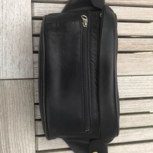 Coach Black leather Fanny pack
